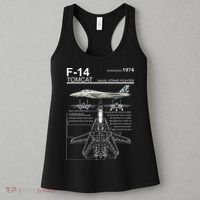 Dinosaurus Rekx F 14 Tomcat Fighter Jet Women's Tank Top thumb 3