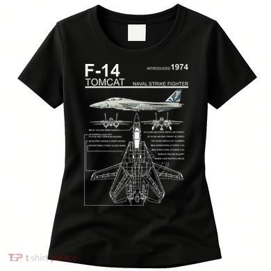 Dinosaurus Rekx F 14 Tomcat Fighter Jet Women's T-Shirt