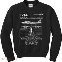 Dinosaurus Rekx F 14 Tomcat Fighter Jet Kids Sweatshirt thumb 0