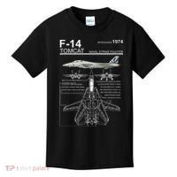 Dinosaurus Rekx F 14 Tomcat Fighter Jet Kids T-Shirt thumb 0