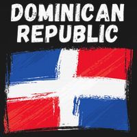 Dominican Republic Flag Retro Distressed Flag Bucket Hat thumb 4