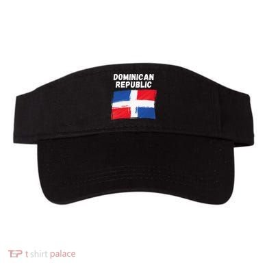 Dominican Republic Flag Retro Distressed Flag Visor