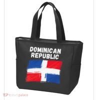 Dominican Republic Flag Retro Distressed Flag Tote Bag thumb 3