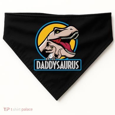 Daddysaurus Rex Fathers Day USA-Made Doggie Bandana