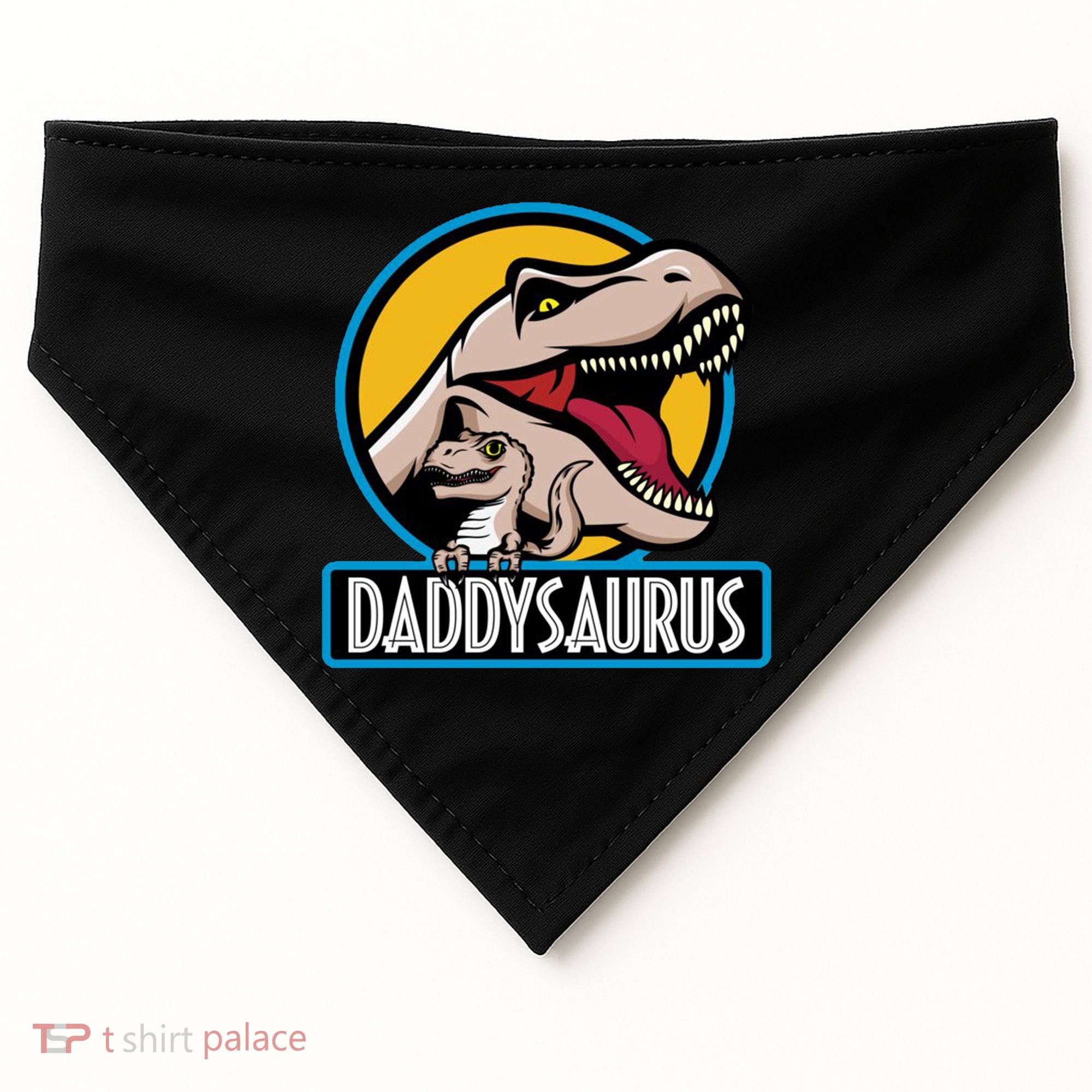Daddysaurus Rex Fathers Day USA-Made Doggie Bandana