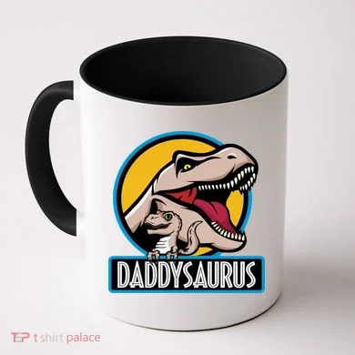 Daddysaurus Rex Fathers Day Coffee Mug