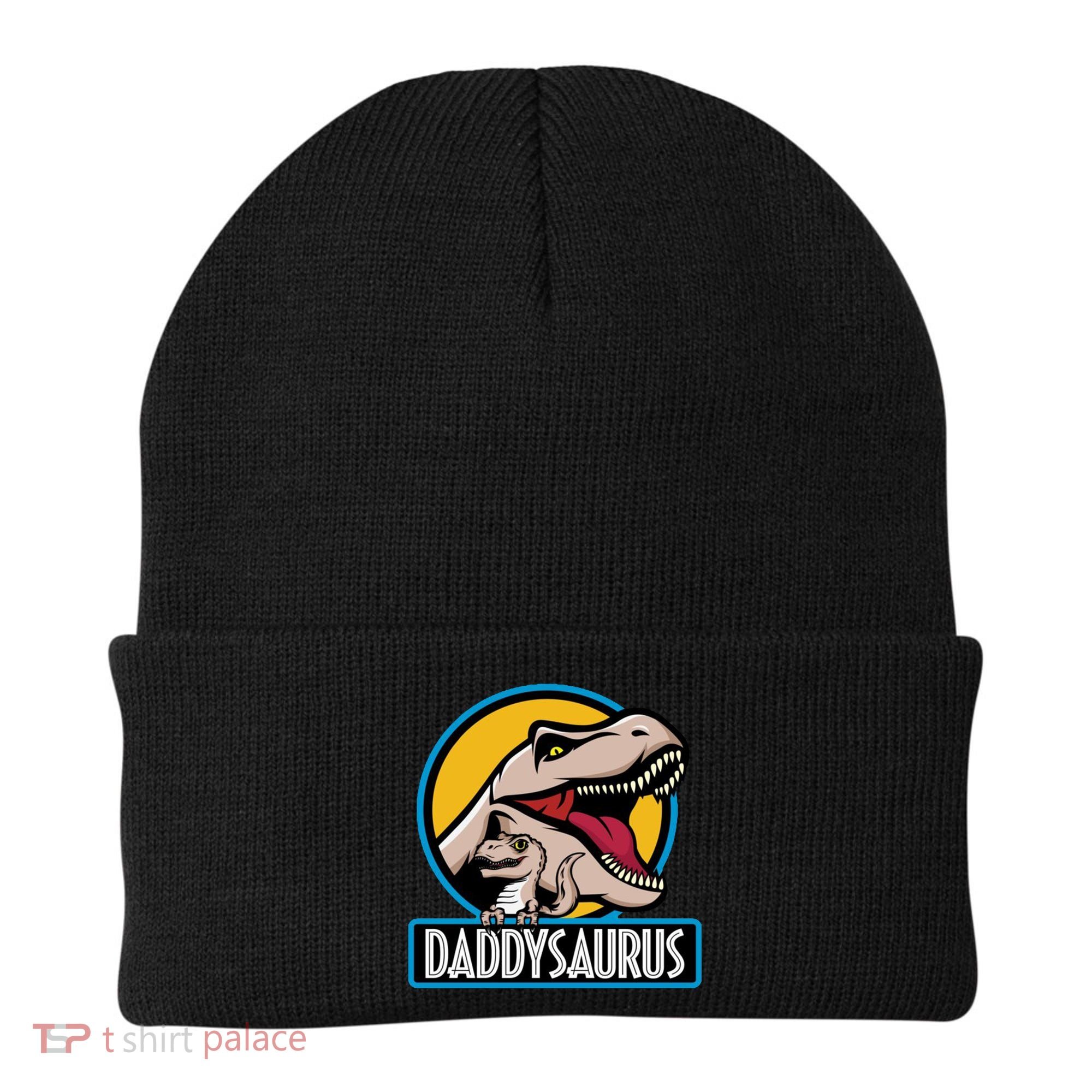Daddysaurus Rex Fathers Day Beanie