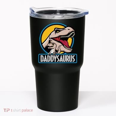 Daddysaurus Rex Fathers Day Tumbler