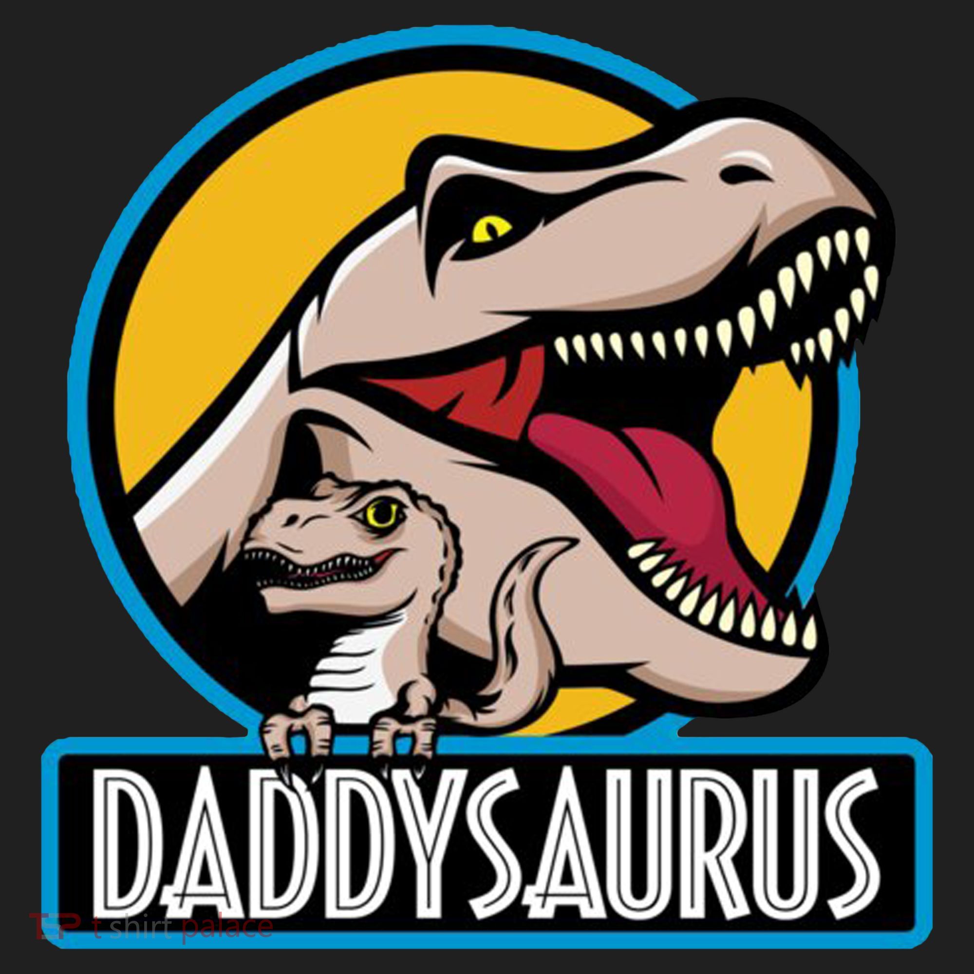 Daddysaurus Rex Fathers Day Golf Towel