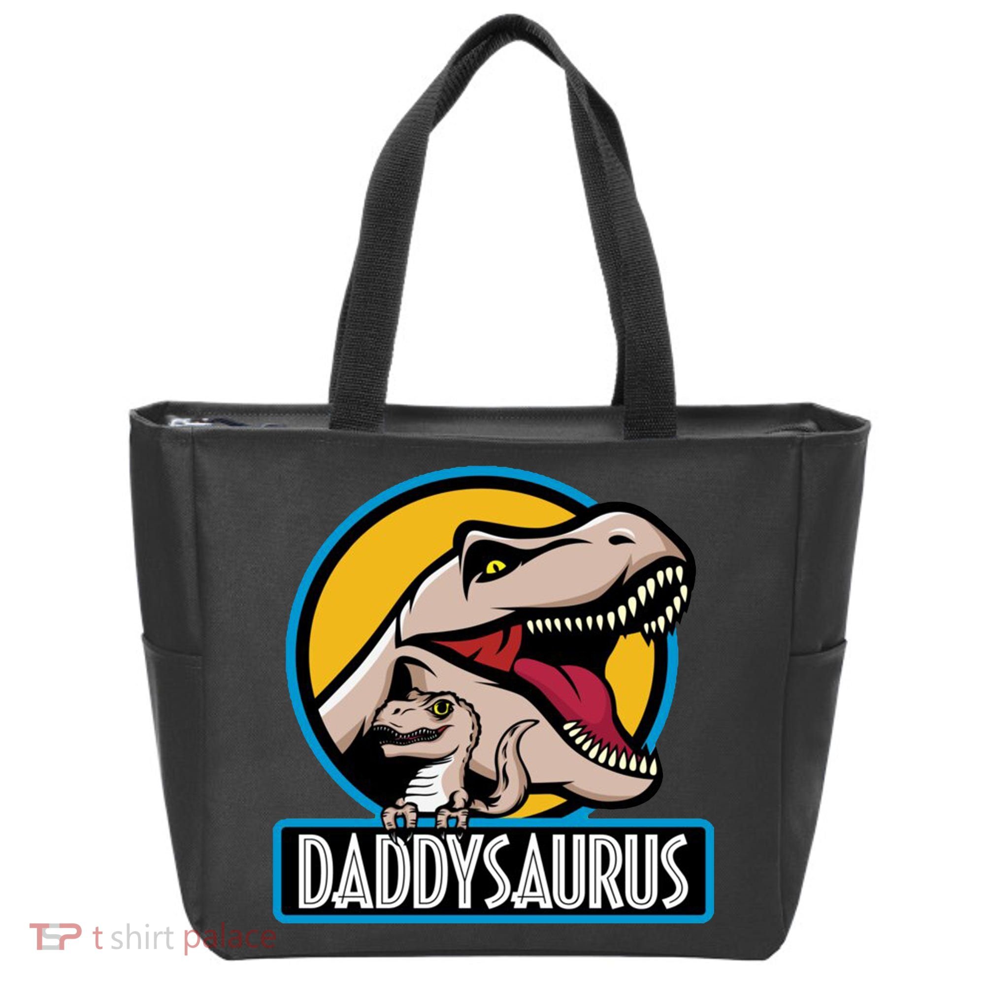 Daddysaurus Rex Fathers Day Tote Bag