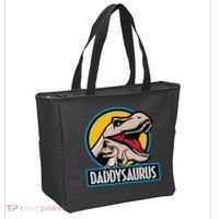 Daddysaurus Rex Fathers Day Tote Bag thumb 2