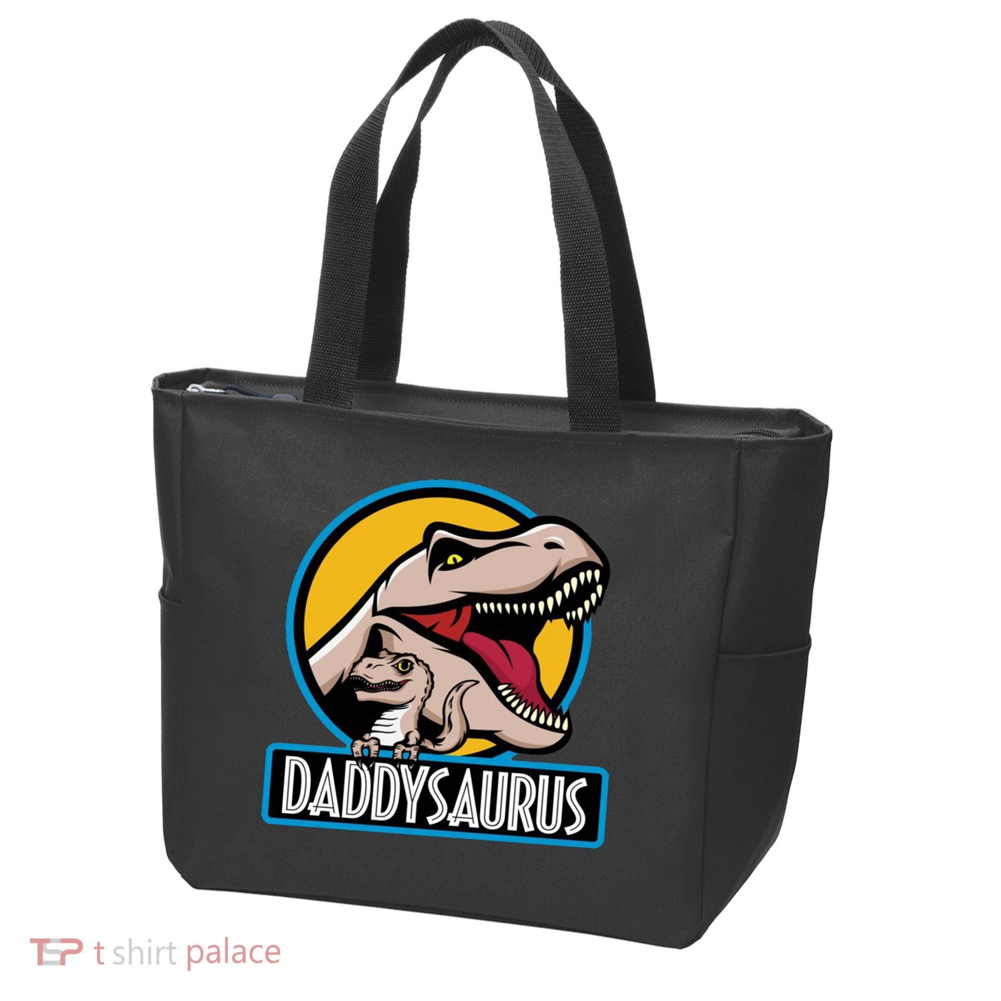 Daddysaurus Rex Fathers Day Tote Bag