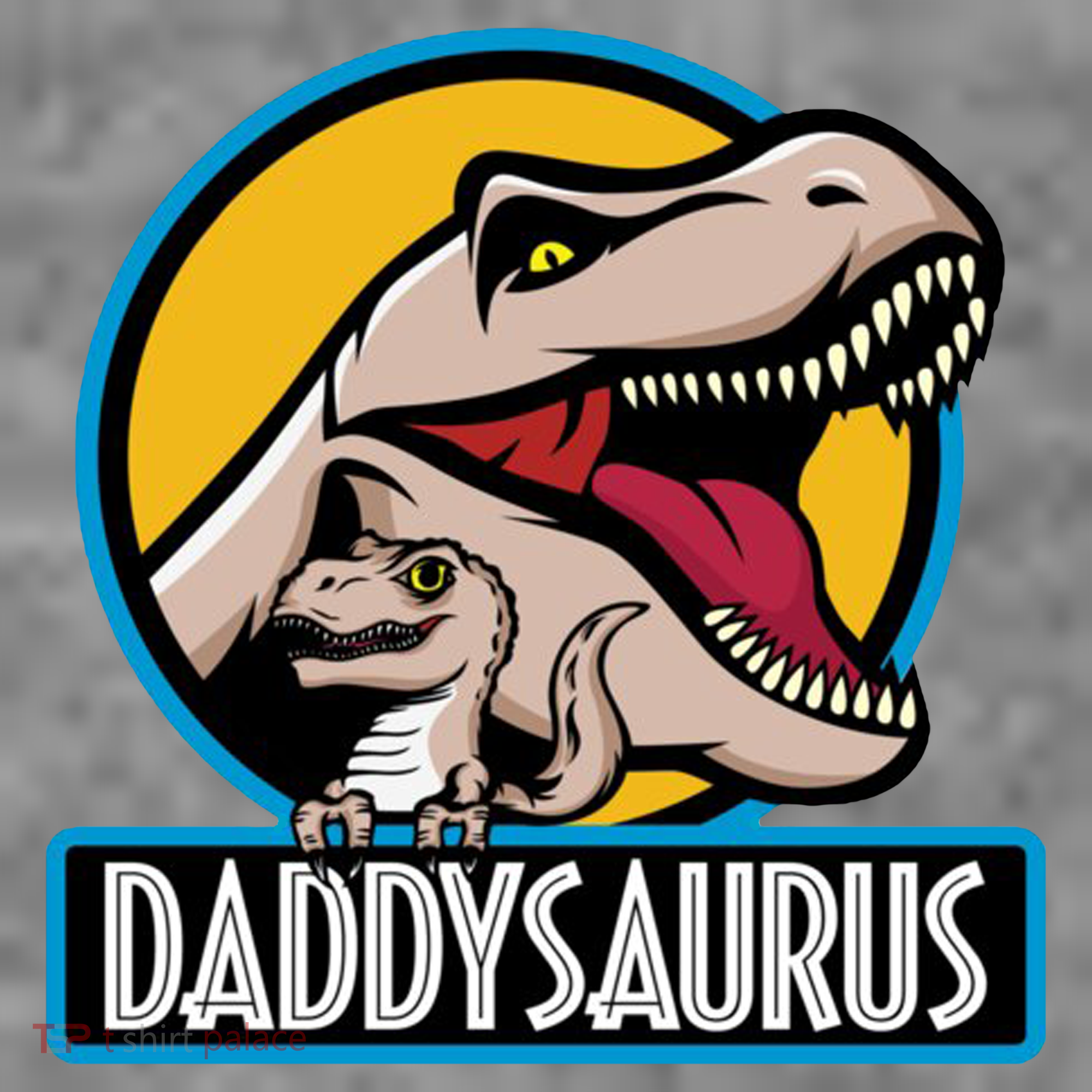 Daddysaurus Rex Fathers Day Doggie Tank