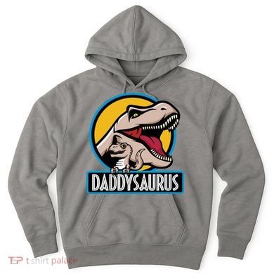 Daddysaurus Rex Fathers Day Hoodie