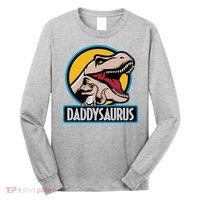 Daddysaurus Rex Fathers Day Long Sleeve Shirt thumb 0
