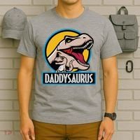 Daddysaurus Rex Fathers Day T-Shirt thumb 6