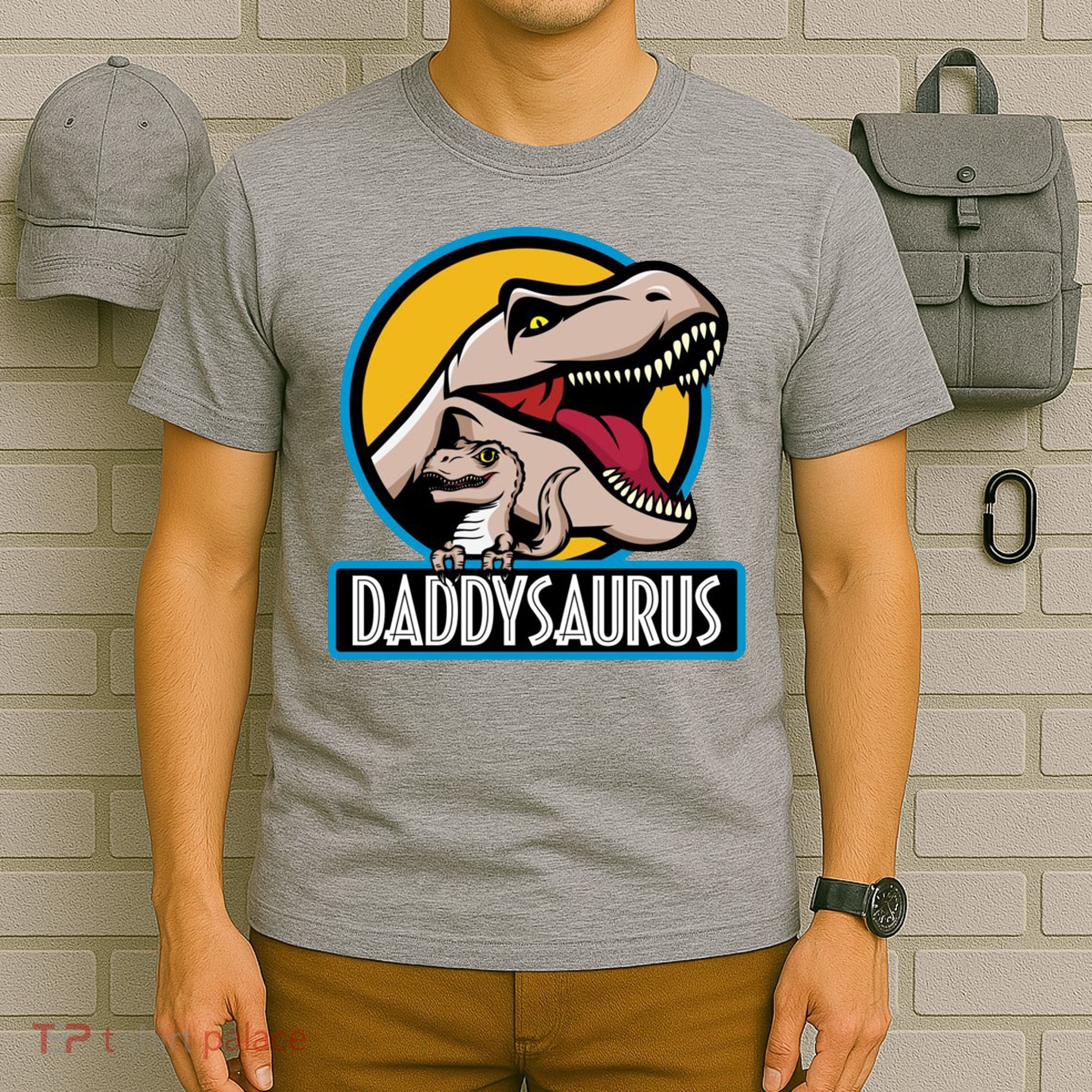 Daddysaurus Rex Fathers Day T-Shirt