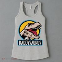 Daddysaurus Rex Fathers Day Women's Tank Top thumb 3