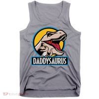 Daddysaurus Rex Fathers Day Tank Top thumb 0