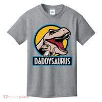 Daddysaurus Rex Fathers Day Kids T-Shirt thumb 0