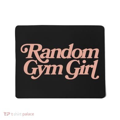 Danorans Random Gym Girl Heavyweight Mousepad