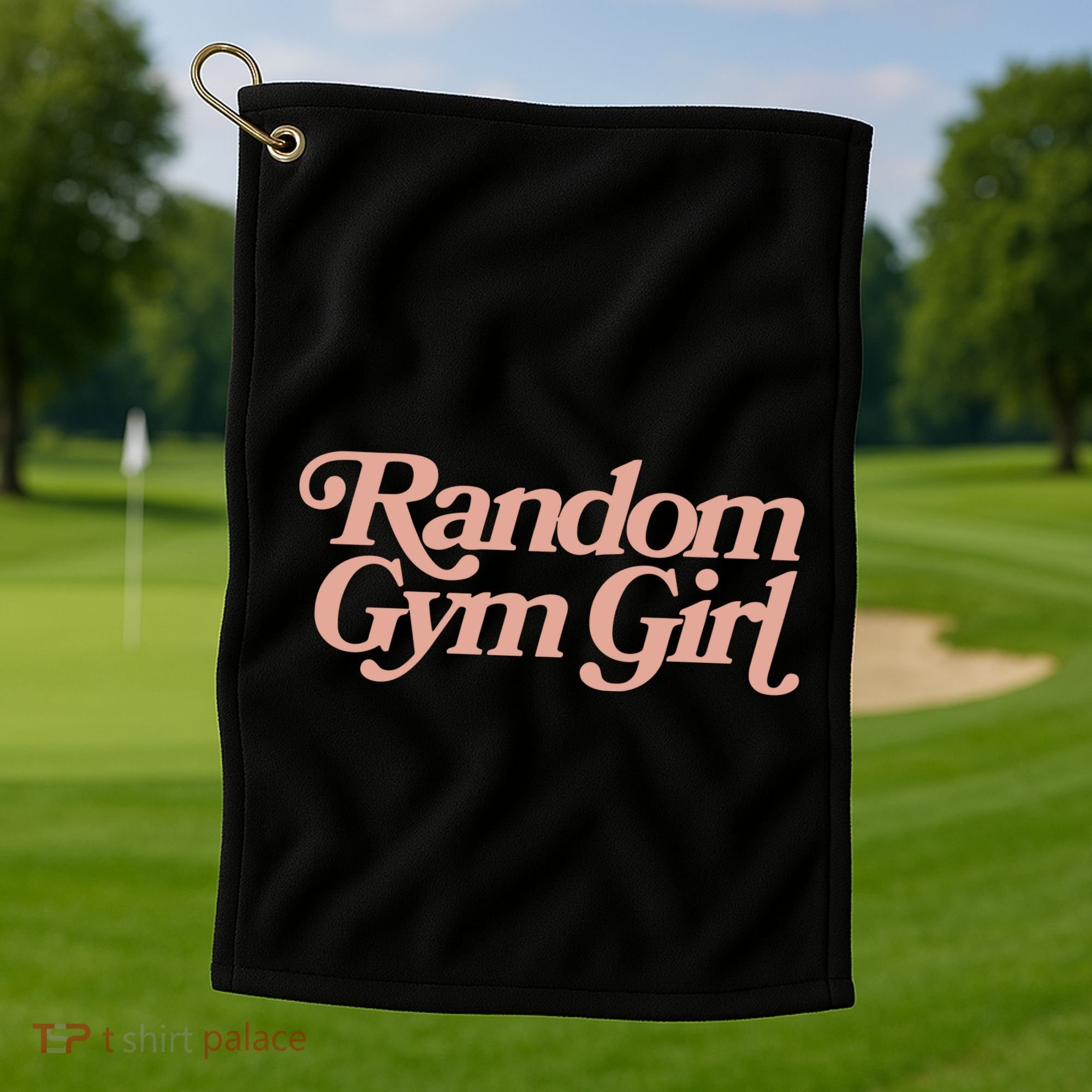 Danorans Random Gym Girl Heavyweight Golf Towel