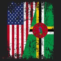 Dominican Roots Half American Flag Dominica Flag Gift Hat thumb 2
