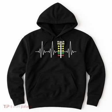 Drag Racer Heartbeat Drag Racing Race Track Light Tree Hoodie