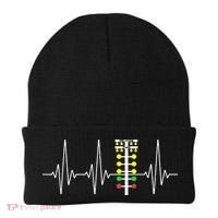 Drag Racer Heartbeat Drag Racing Race Track Light Tree Beanie thumb 0