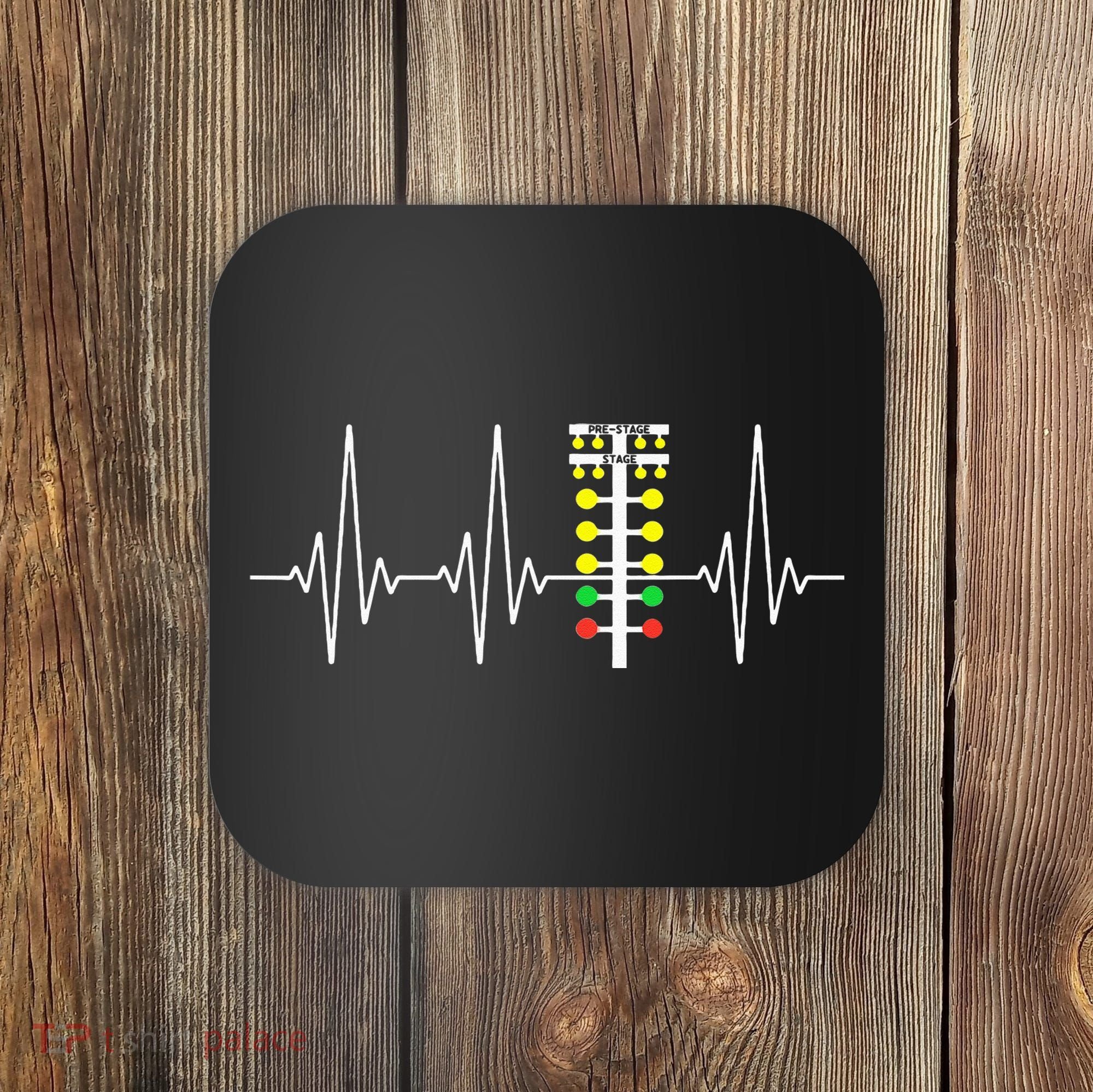 Drag Racer Heartbeat Drag Racing Race Track Light Tree Coaster