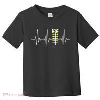 Drag Racer Heartbeat Drag Racing Race Track Light Tree Toddler T-Shirt thumb 0