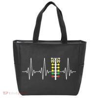 Drag Racer Heartbeat Drag Racing Race Track Light Tree Tote Bag thumb 0