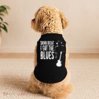 Damn Right I Got The Blues Doggie Tank thumb 2