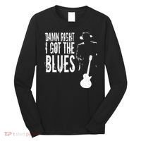 Damn Right I Got The Blues Long Sleeve Shirt thumb 0