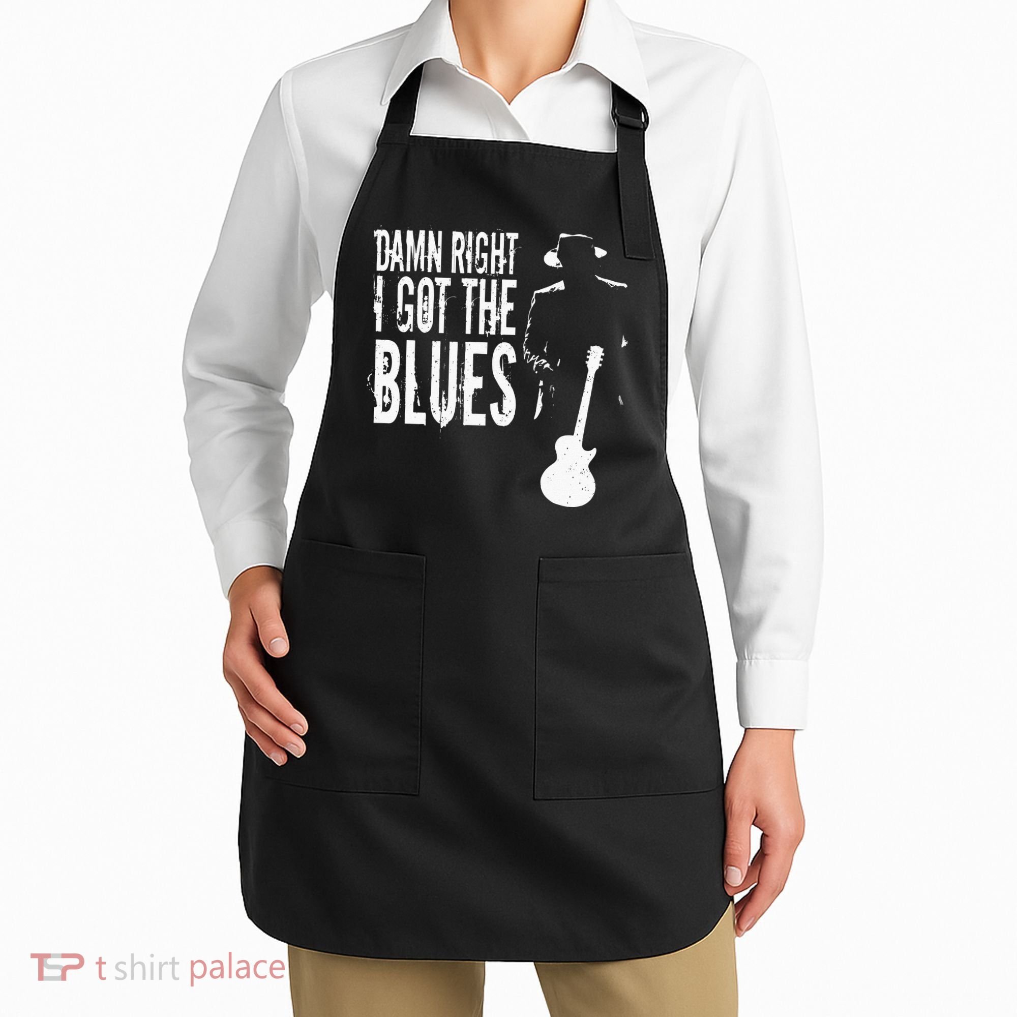 Damn Right I Got The Blues Apron