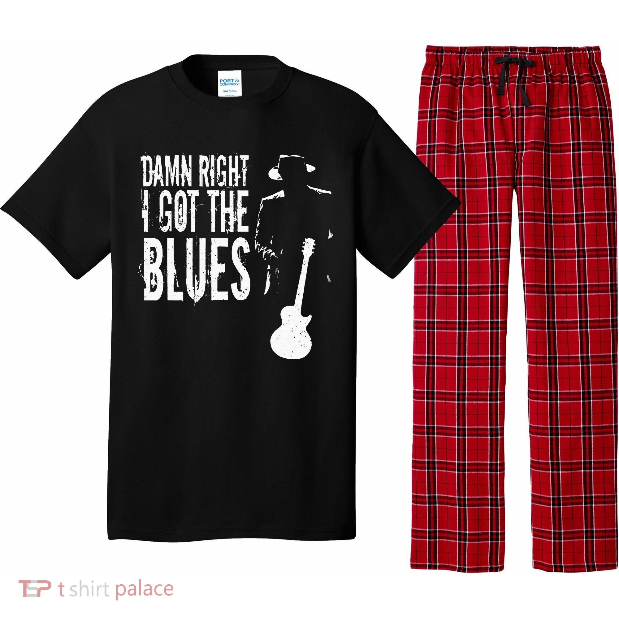 Damn Right I Got The Blues Pajama Set