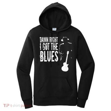 Damn Right I Got The Blues Women's Hoodie
