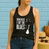Damn Right I Got The Blues Women's Tank Top thumb 2
