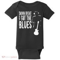 Damn Right I Got The Blues Baby Bodysuit thumb 0