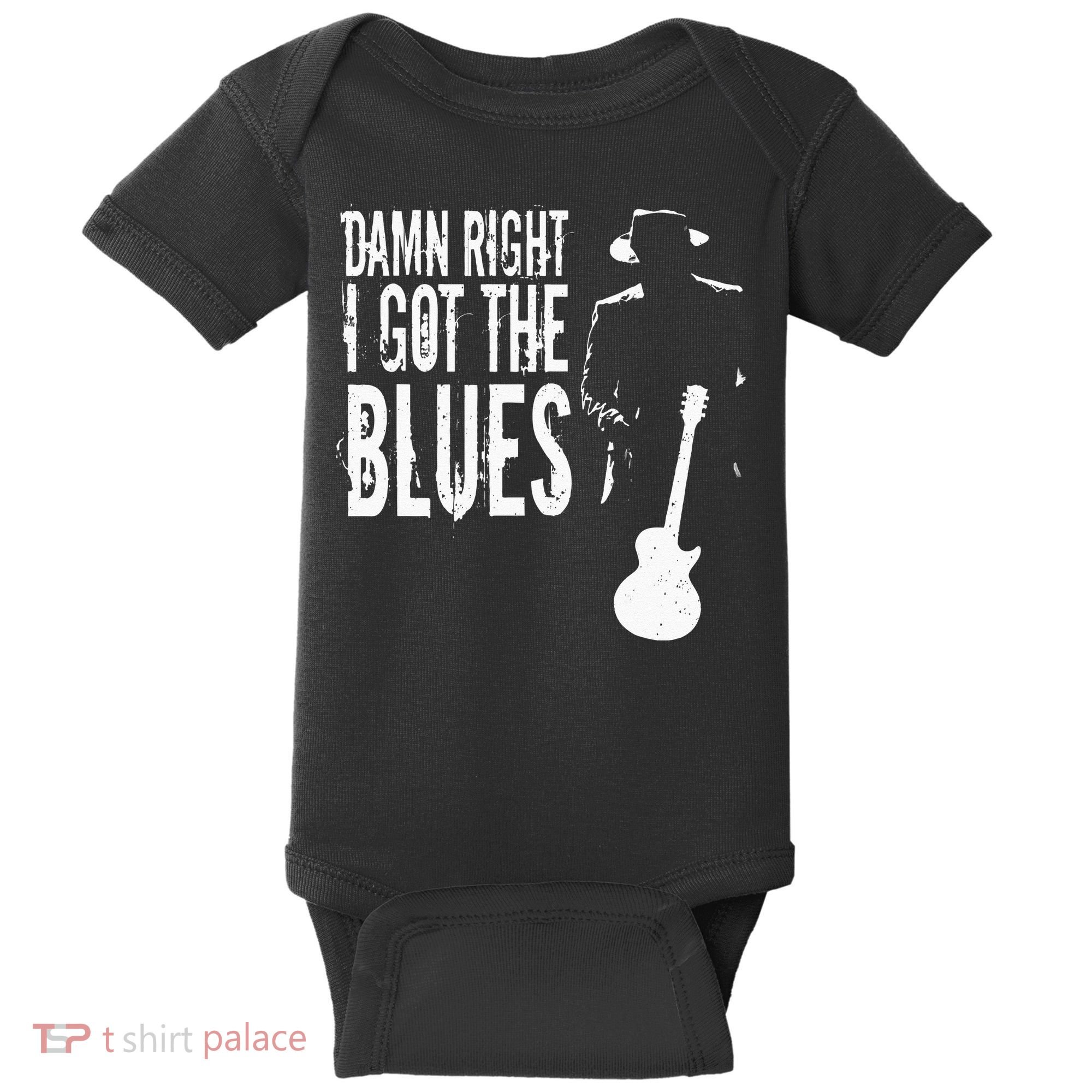 Damn Right I Got The Blues Baby Bodysuit