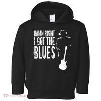 Damn Right I Got The Blues Toddler Hoodie thumb 0