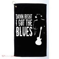 Damn Right I Got The Blues Golf Towel thumb 0