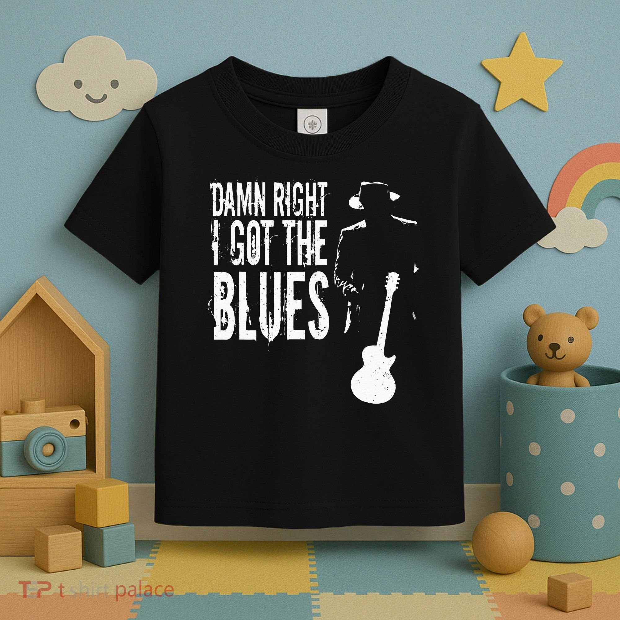 Damn Right I Got The Blues Toddler T-Shirt