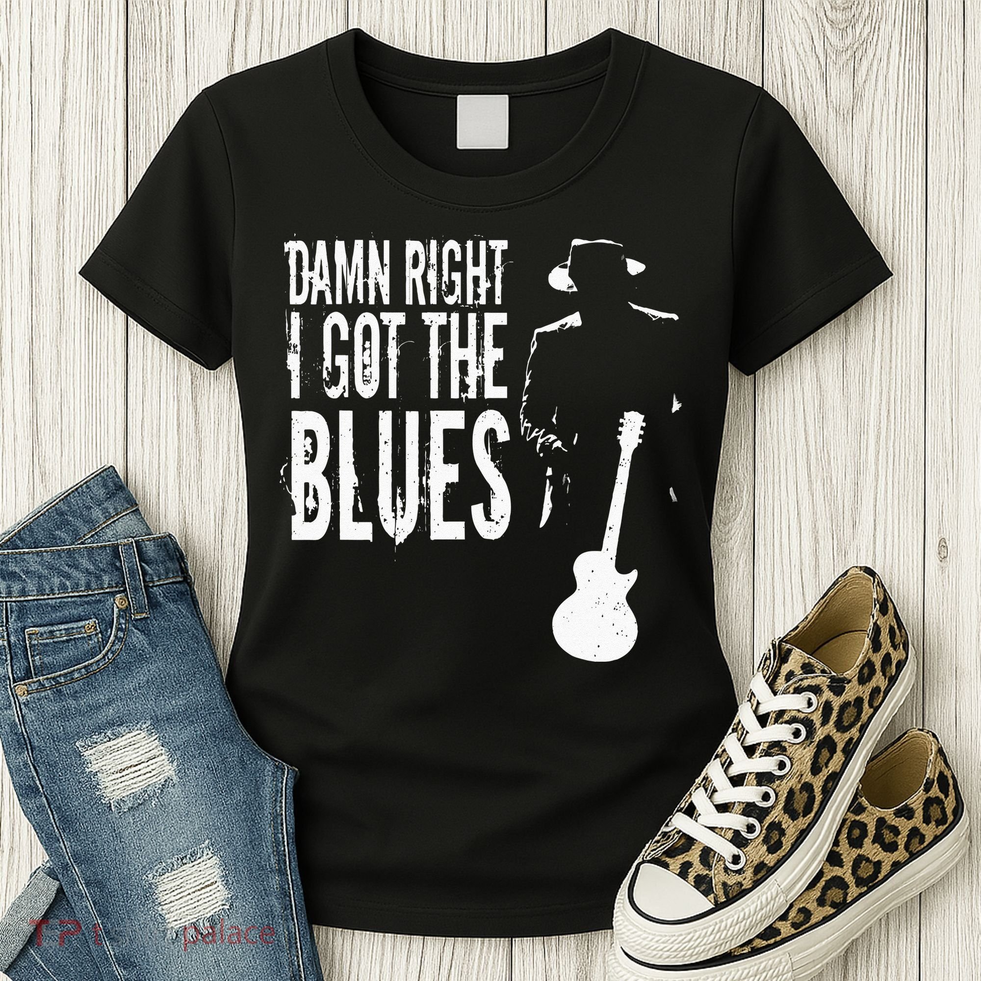 Damn Right I Got The Blues Women's T-Shirt