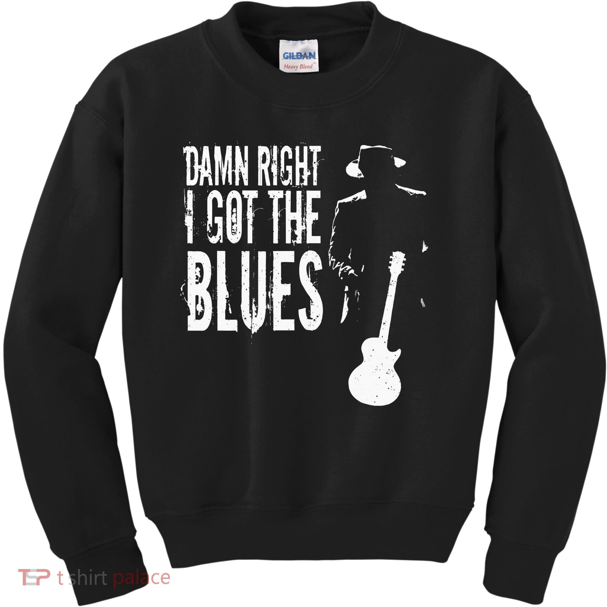 Damn Right I Got The Blues Kids Sweatshirt