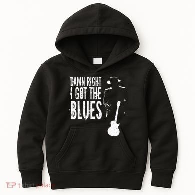 Damn Right I Got The Blues Kids Hoodie