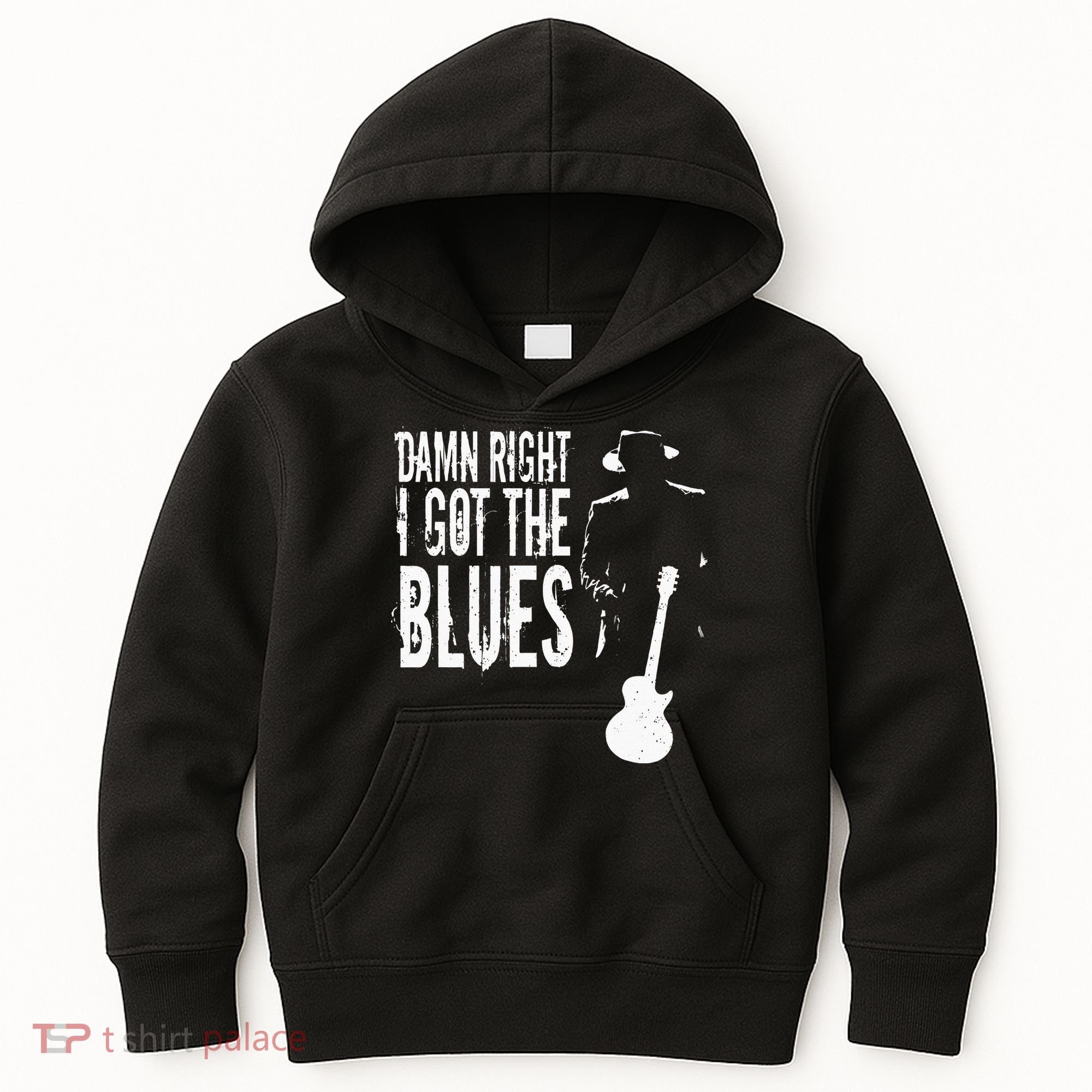 Damn Right I Got The Blues Kids Hoodie