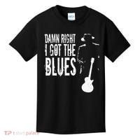 Damn Right I Got The Blues Kids T-Shirt thumb 0