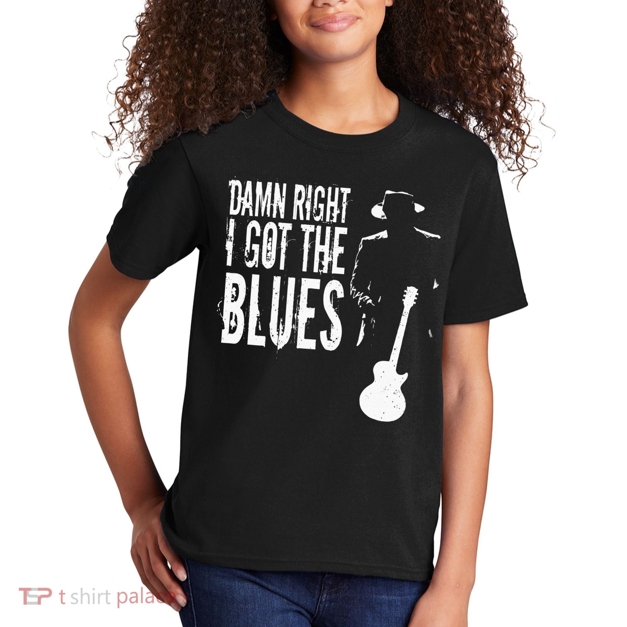 Damn Right I Got The Blues Kids T-Shirt
