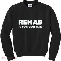Drinking Rehab Is For Quitters Kids Sweatshirt thumb 0